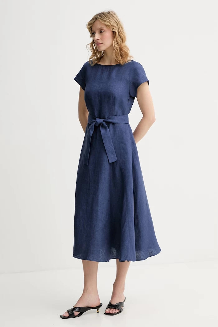 Weekend Max Mara рокля от лен ESORDIO