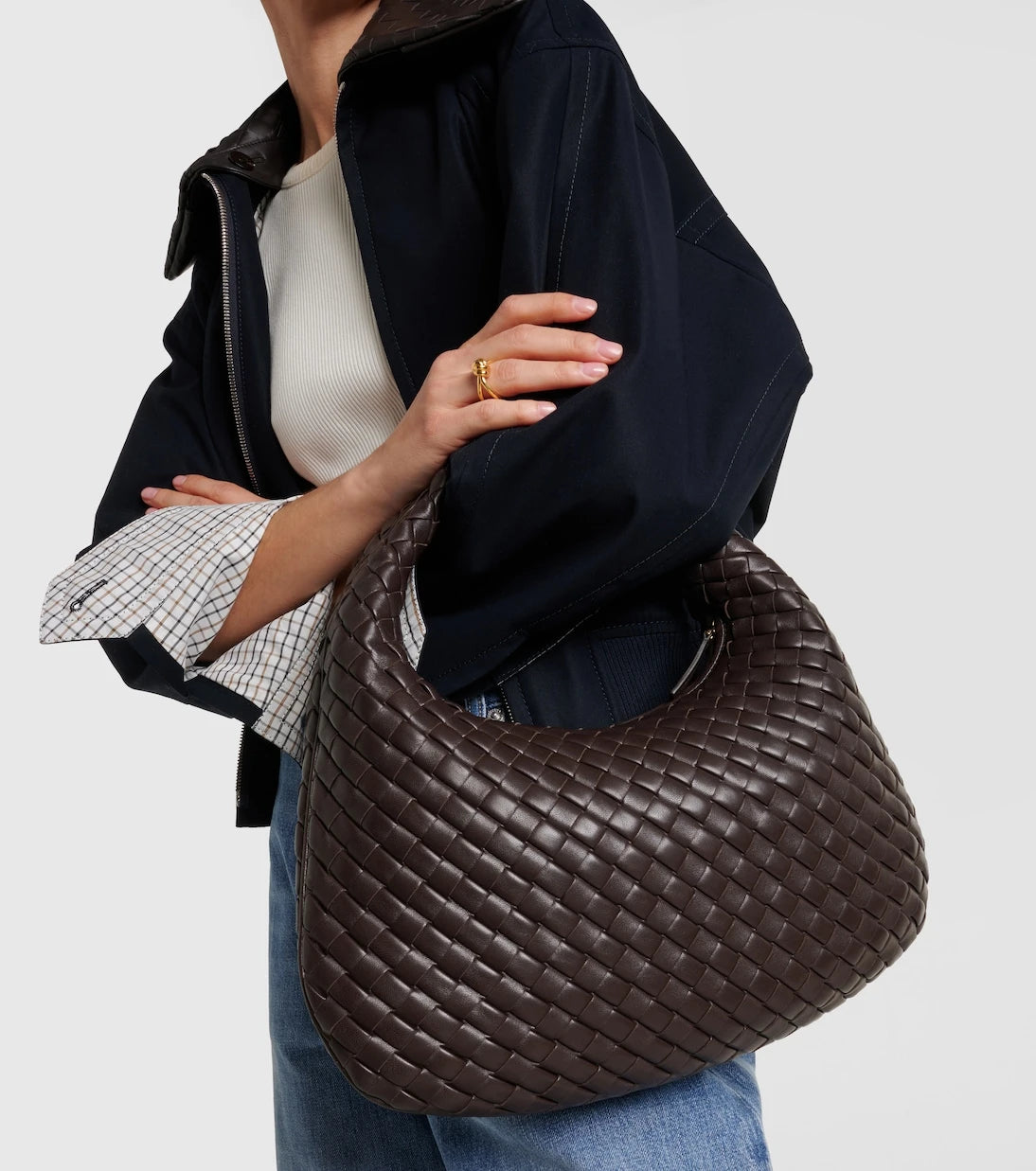 Bottega Veneta - Little Veneta leather shoulder bag