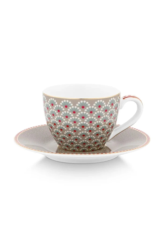 Pip Studio porselen fincan ve tabak 120 ml