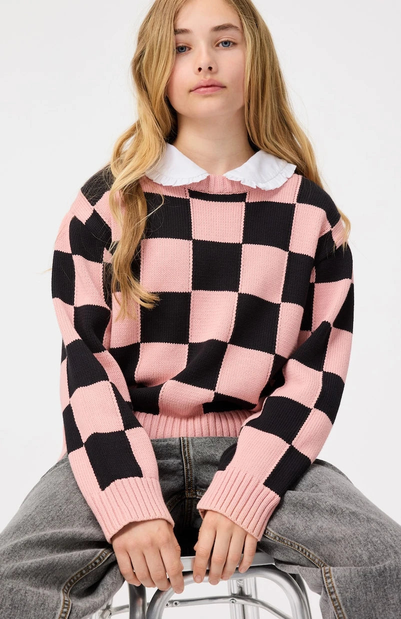 Molo - Gertina checked cotton sweater