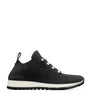 Jimmy Choo Black Veles Knitted Glitter Sneakers