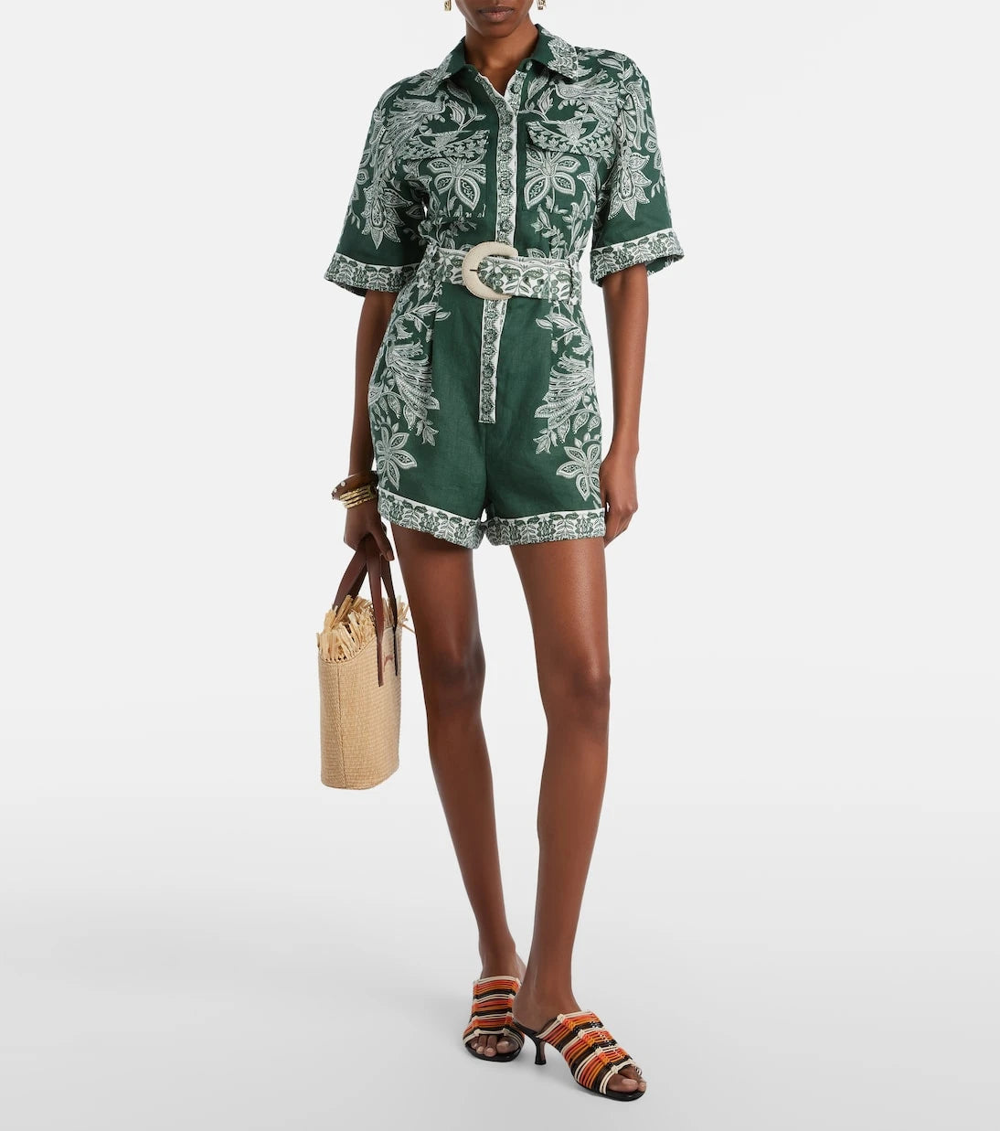 Farm Rio - 60 leather mules