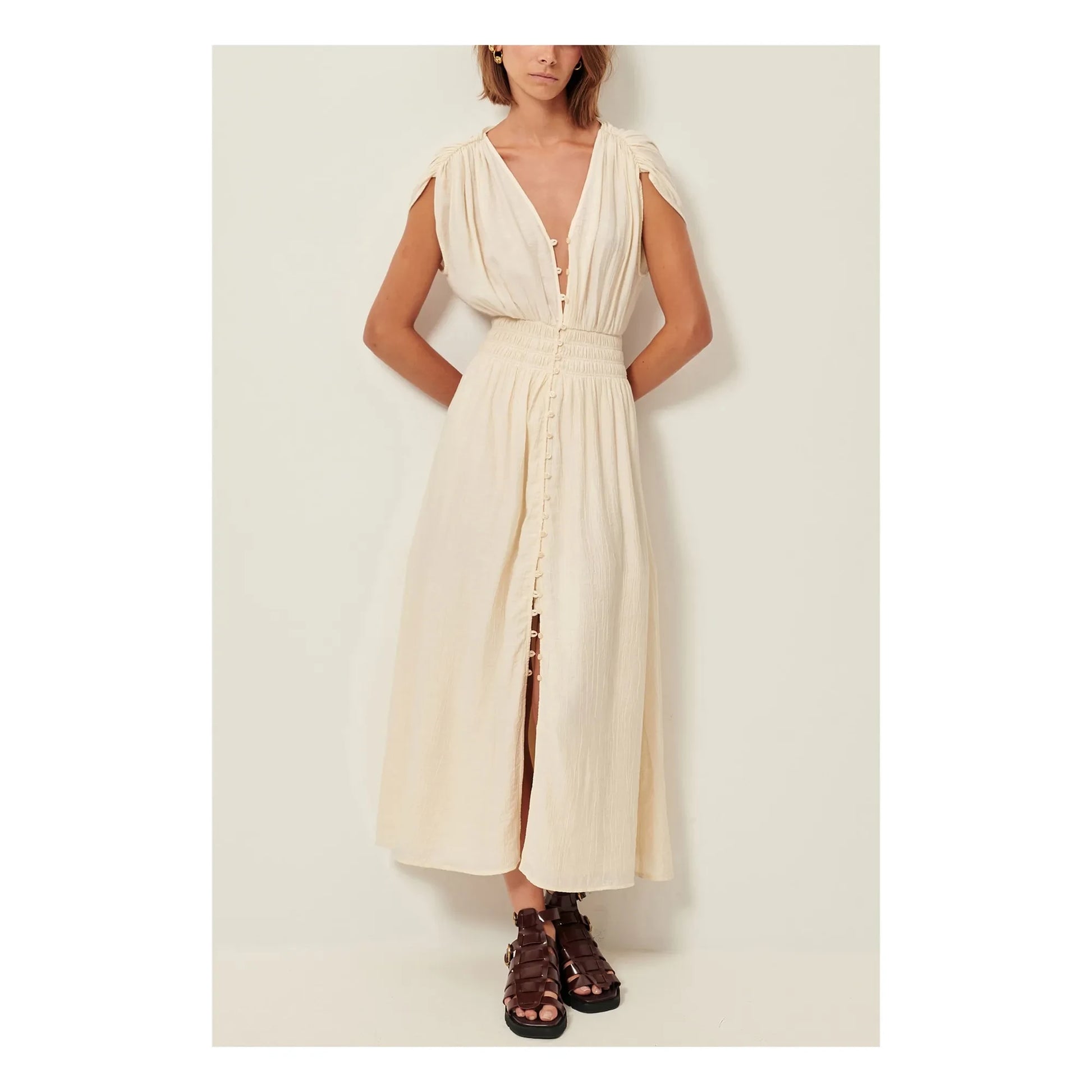 Sessùn - Galiane dress | Cream