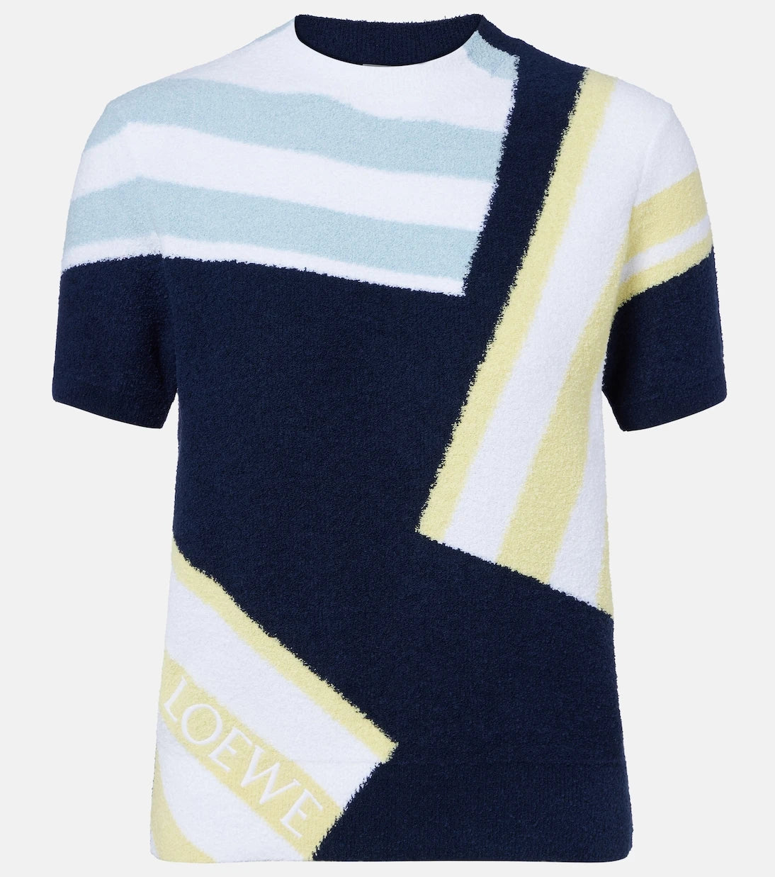 Loewe - Intarsia cotton-blend bouclé sweater