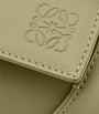 LOEWE Green Small Leather Puzzle Edge Top-Handle Bag