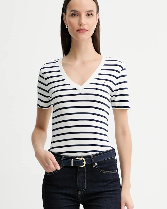 Tommy Hilfiger pamuklu kadın tişört