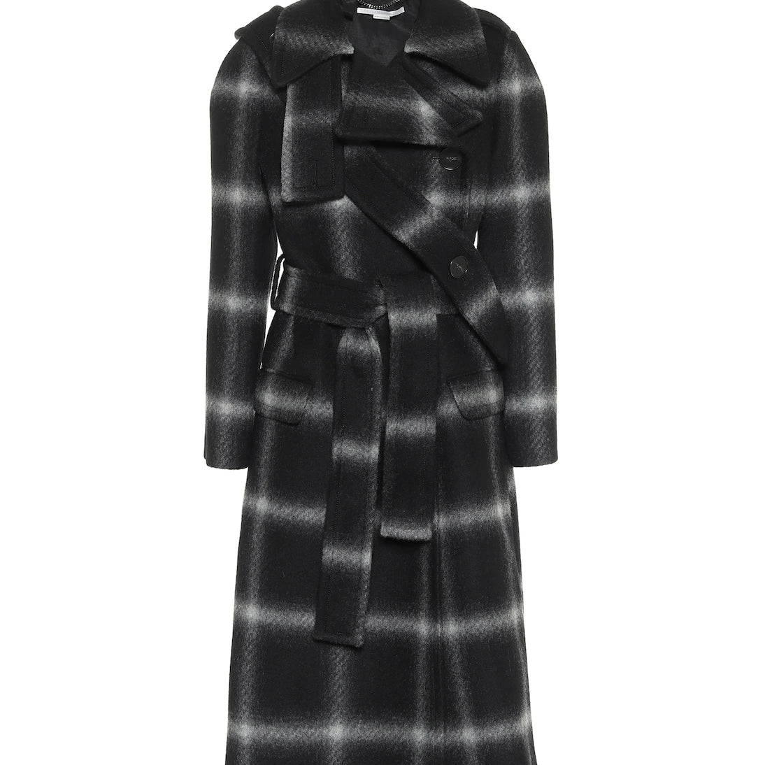 Stella McCartney - Checked wool coat