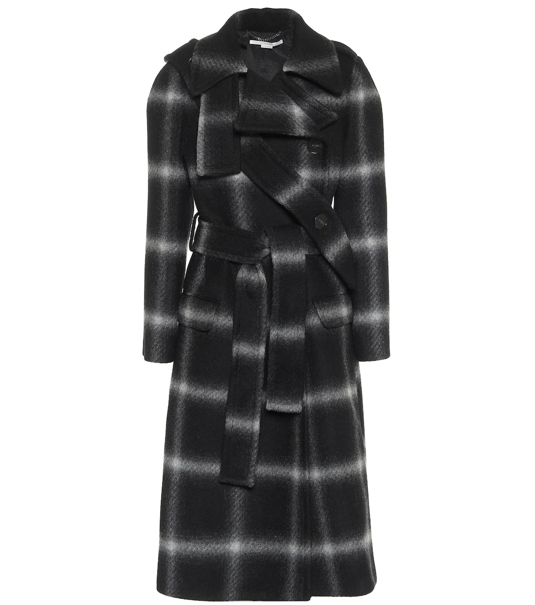 Stella McCartney - Checked wool coat