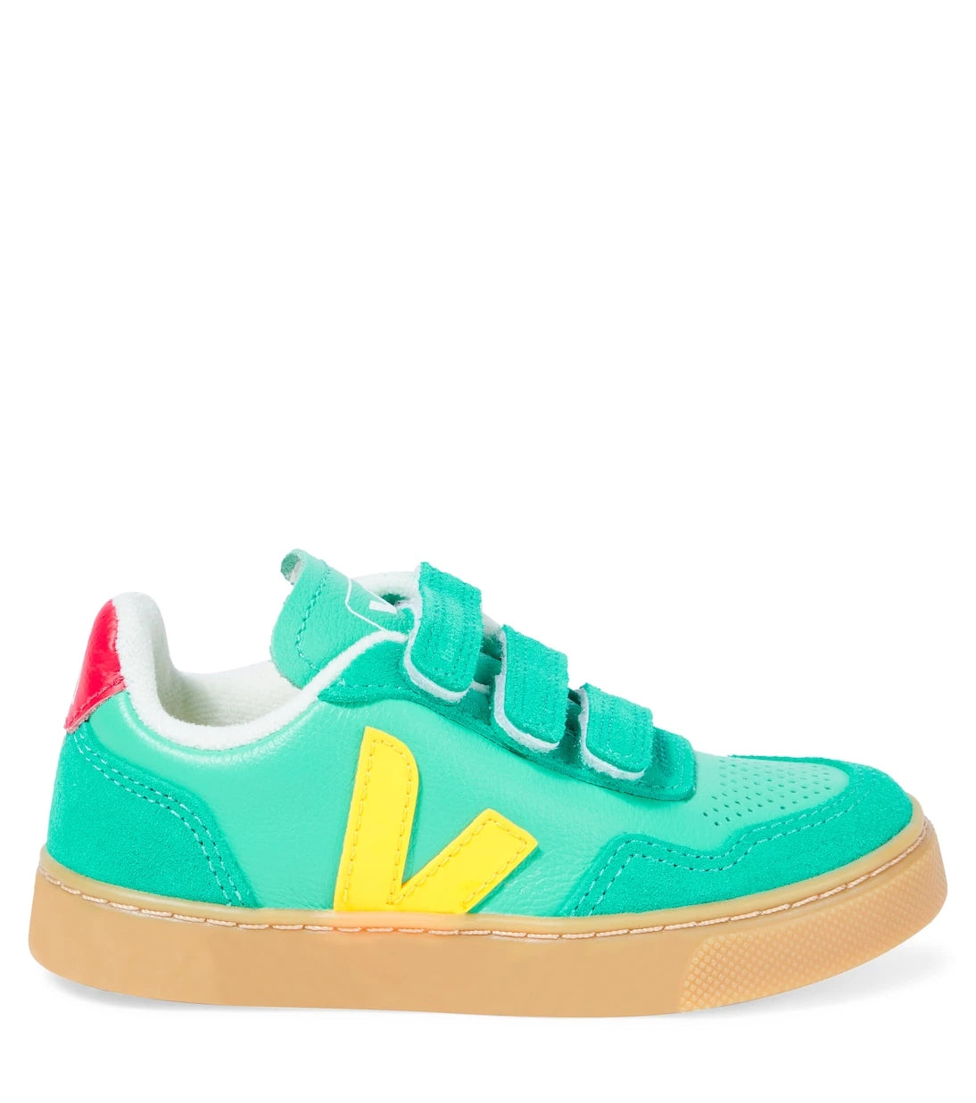 Veja Kids - حذاء رياضي V-90 جلدي بالتعاون مع The Campamento