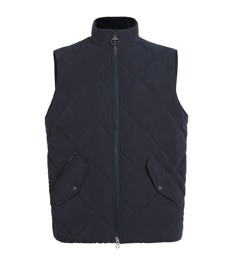Barbour Navy Quilted City Chelsea Gilet