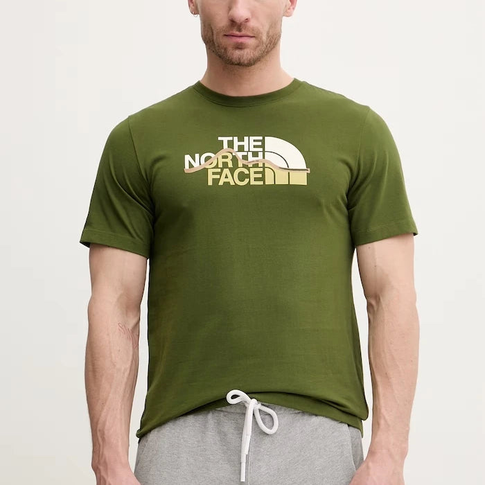 Памучна тениска The North Face MOUNTAIN