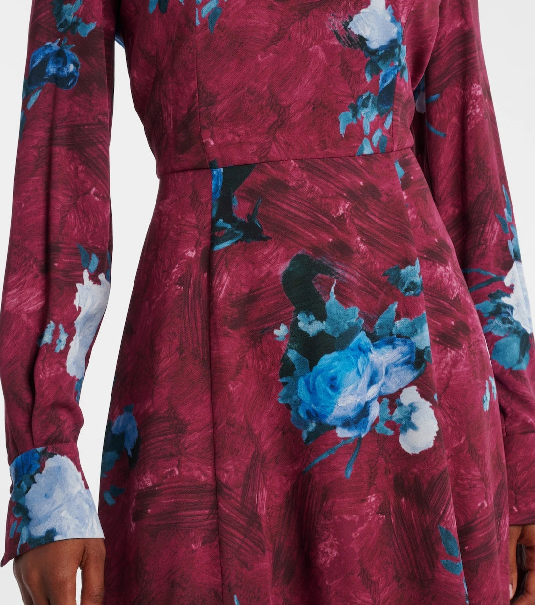 Erdem - Floral crêpe midi dress