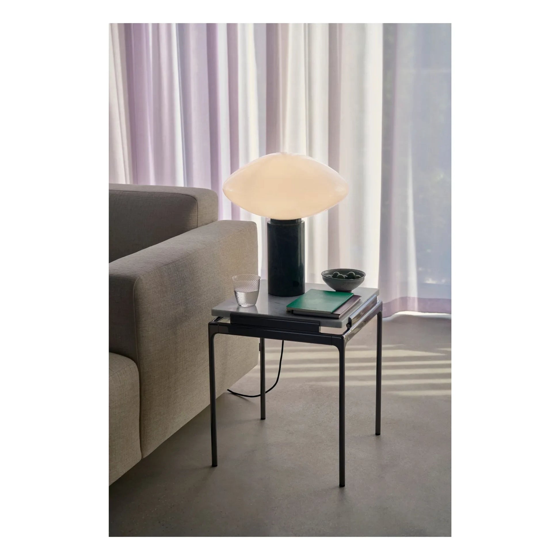 & Tradition - Sett LN11 side table, Luca Nichetto | Marble White