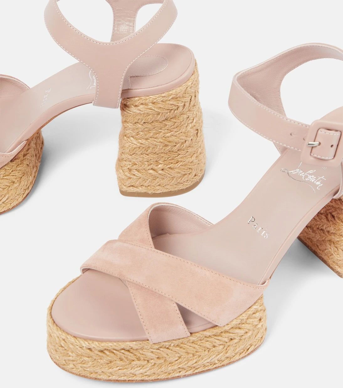 Christian Louboutin - Calakala leather espadrille sandals