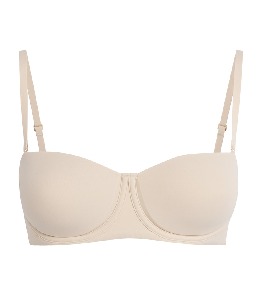 Beige Fits Everybody Strapless Bra