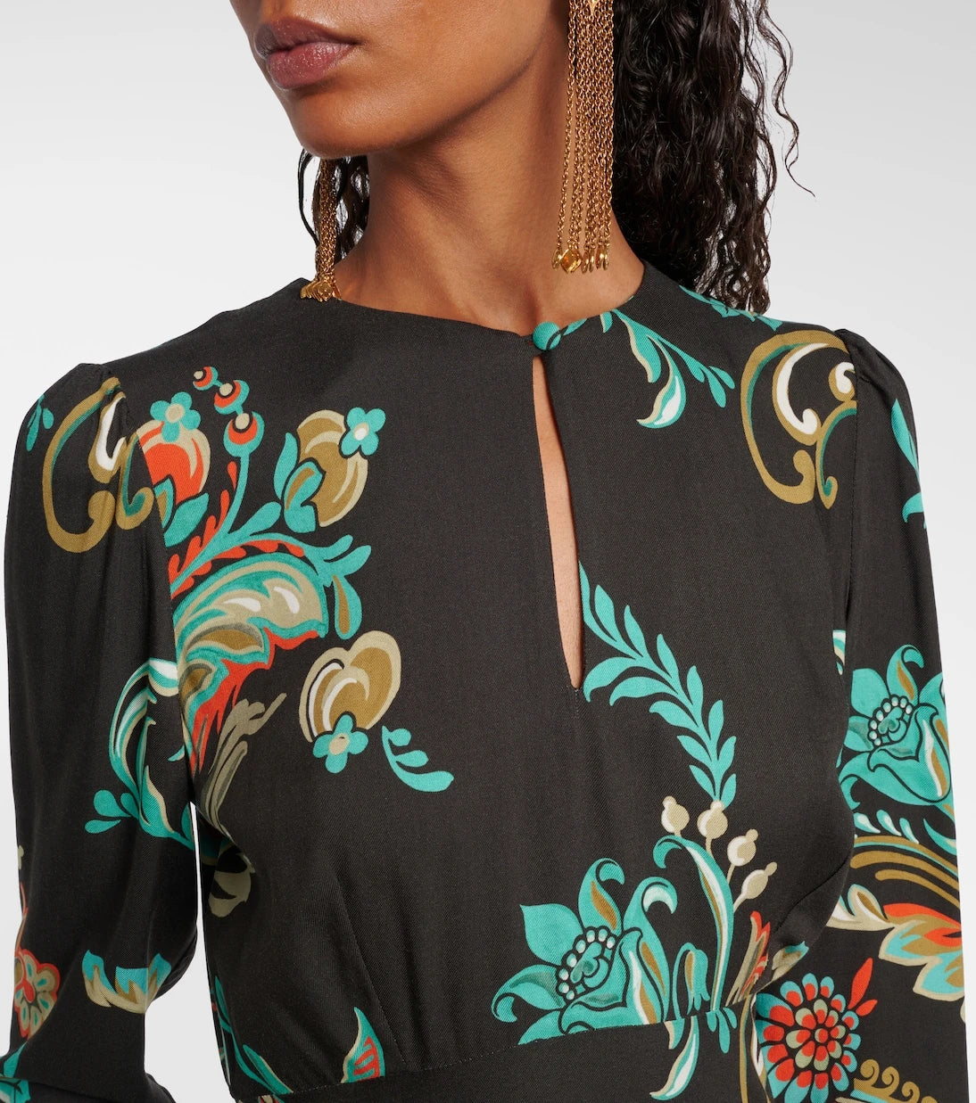 Etro - Çiçekli midi elbise