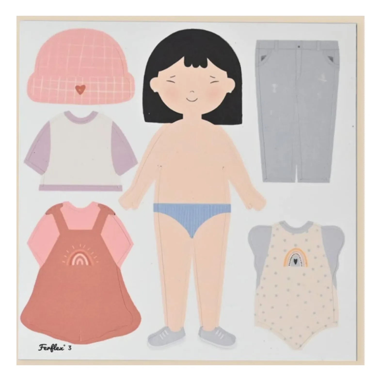 Ferflex - Magnetic game Silhouettes to dress