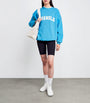 Blue Oversized Logo Sweatshirt