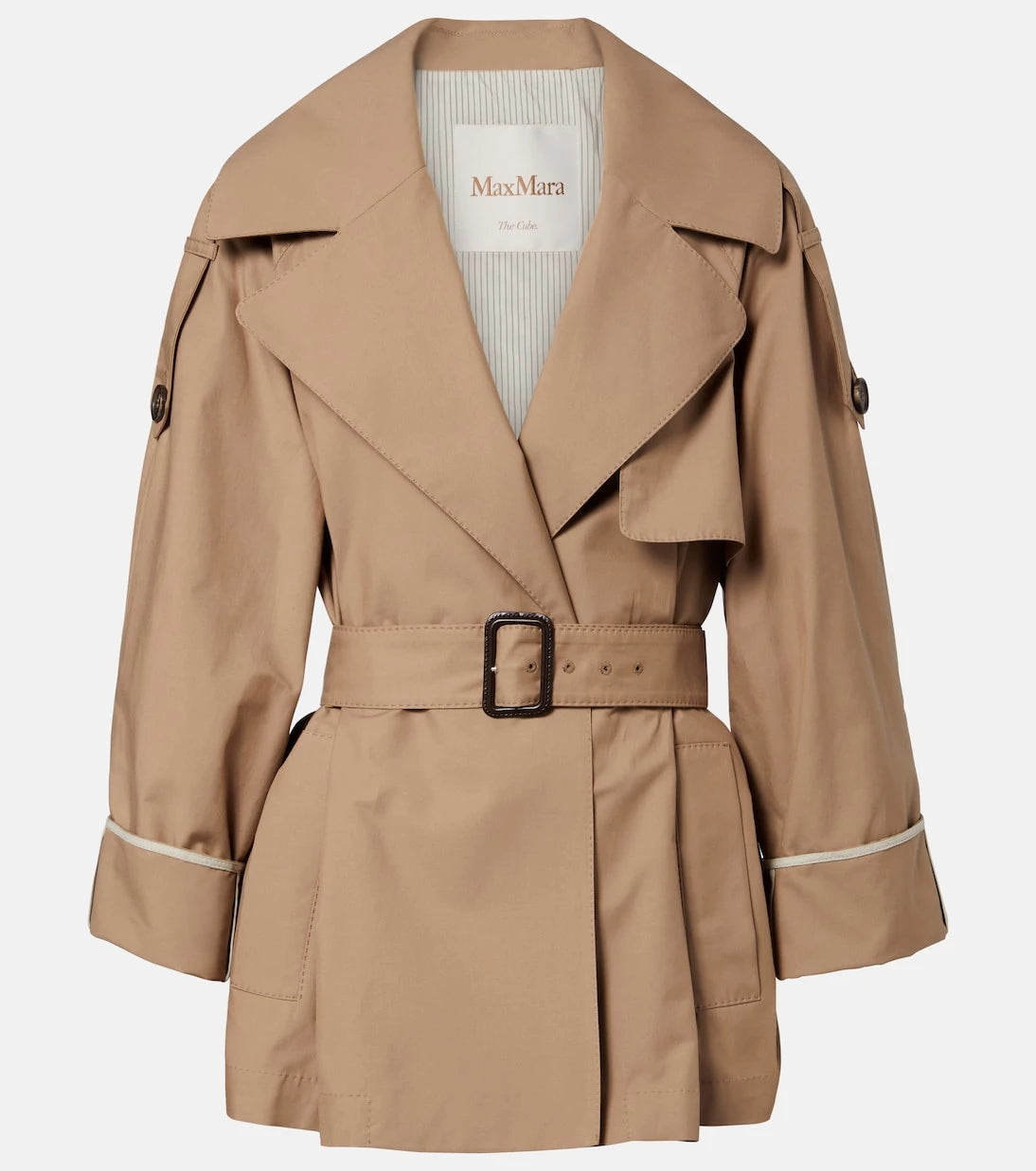 Max Mara - Clara cotton-blend gabardine trench coat