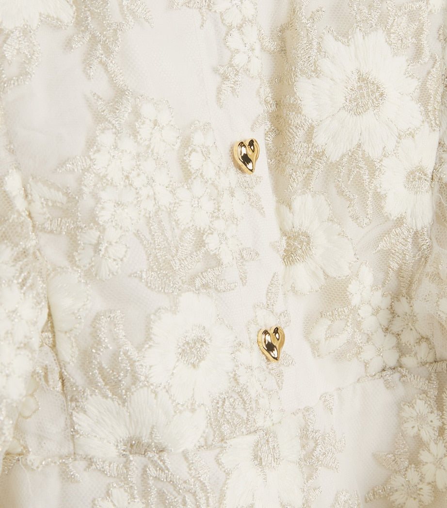 Ivory Embroidered Dorothy Dress (3-16 Years)