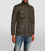 Barbour Green Hooded Wax Jacket
