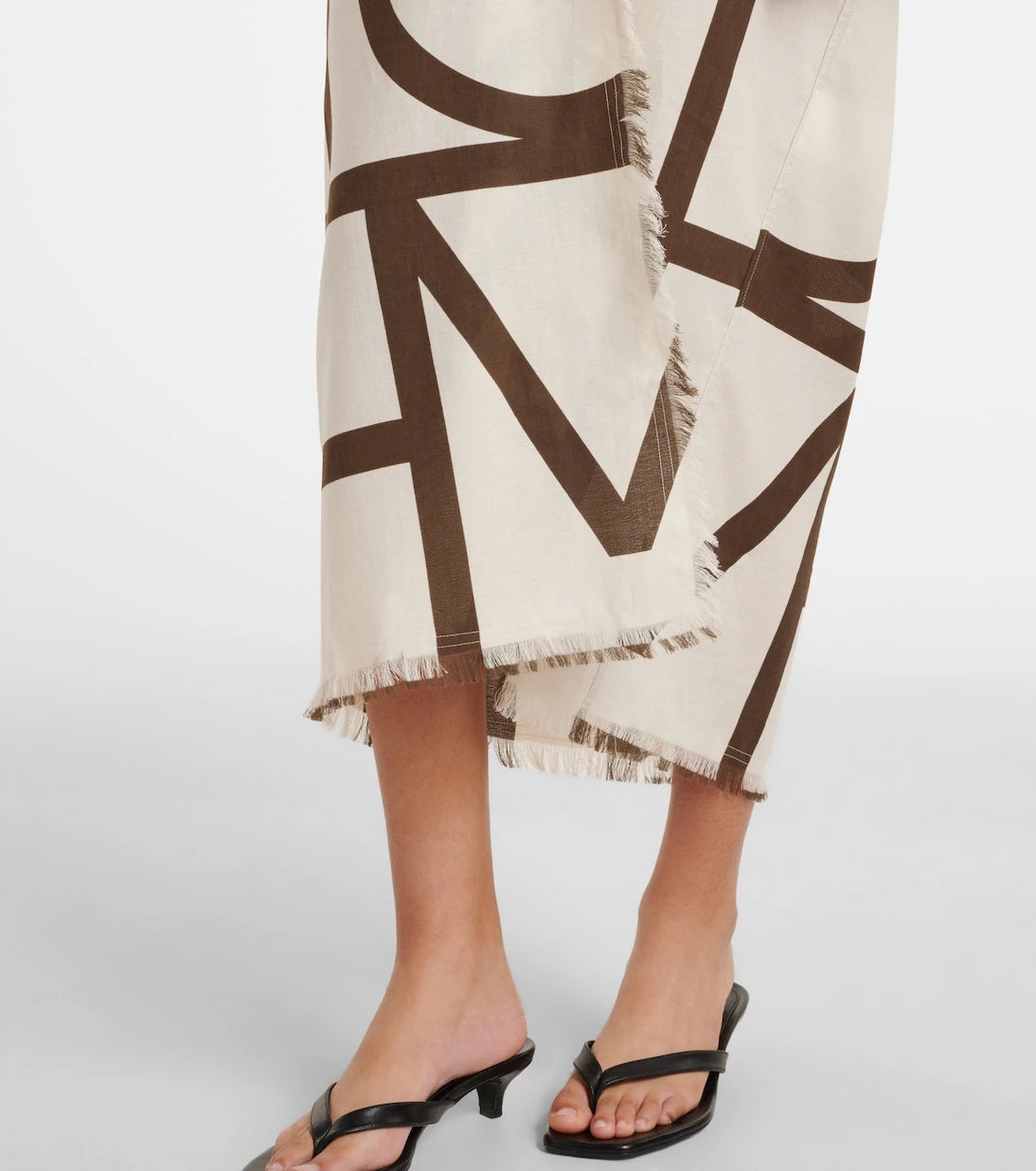 Toteme - Monogram cotton beach cover-up