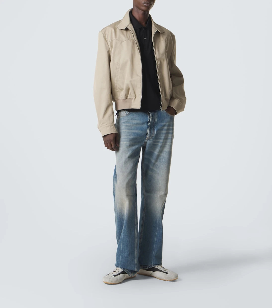 McQueen - Boxe suede-trimmed sneakers
