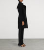 Burberry Black Cotton Mid-Length Chelsea Trench Coat