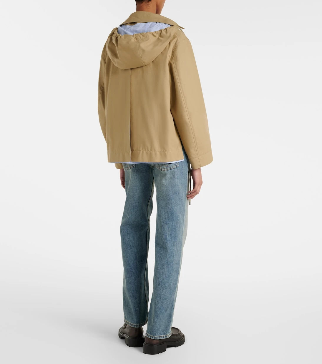 Loewe - جينز بقصة أرجل واسعة وخصر مرتفع