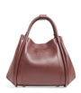 Max Mara Red Extra-Small Leather Marine Top-Handle Bag