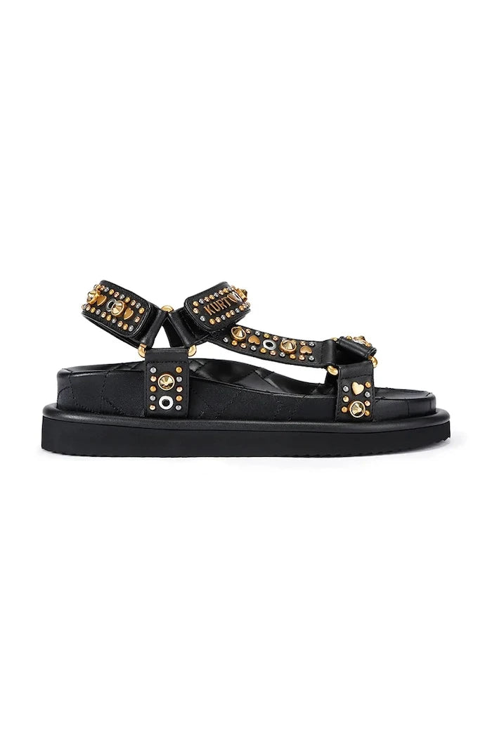 Kurt Geiger London kadın deri sandalet Orson Sandal