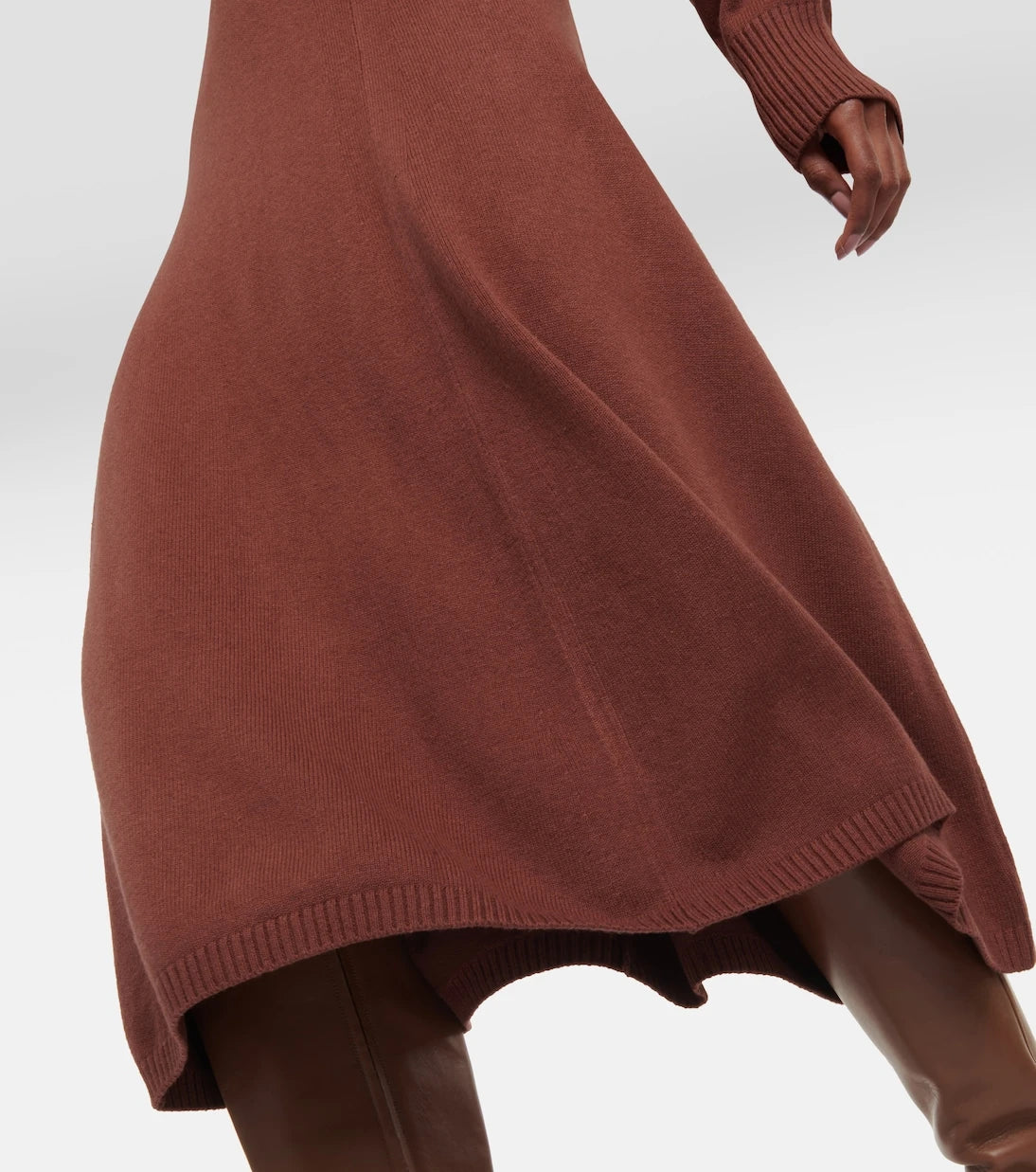 Joseph - Silk-blend midi skirt