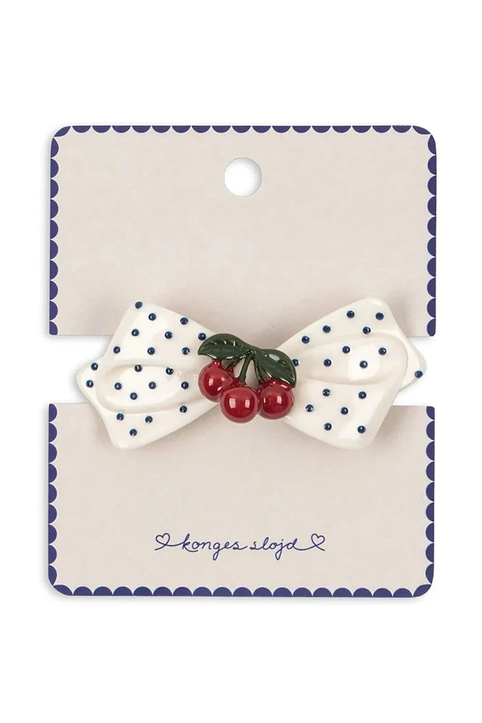 Konges Sløjd фиби за коса за деца CHERRY DOT HAIR CLIP
