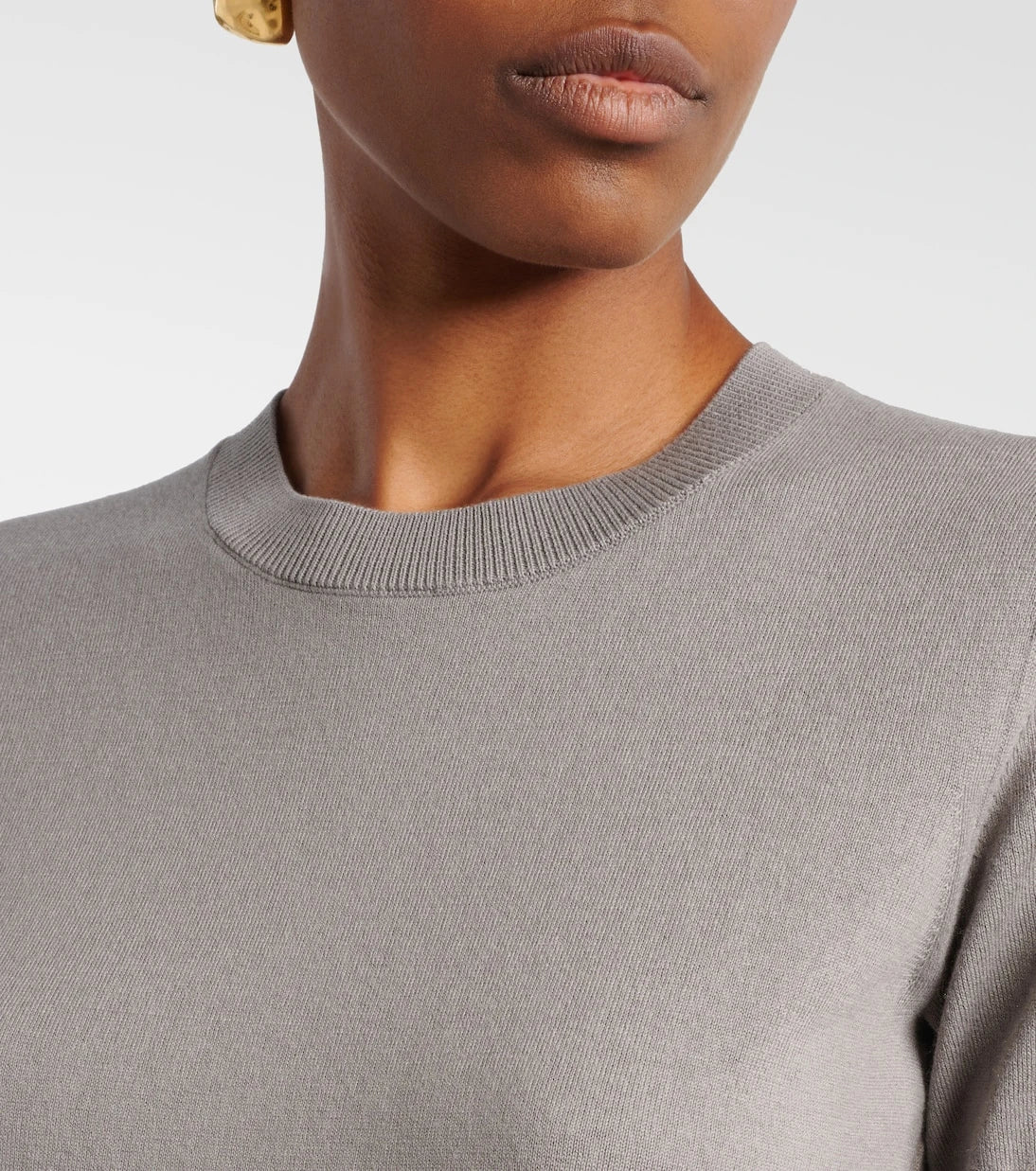 'S Max Mara - Cotton, silk, and cashmere top