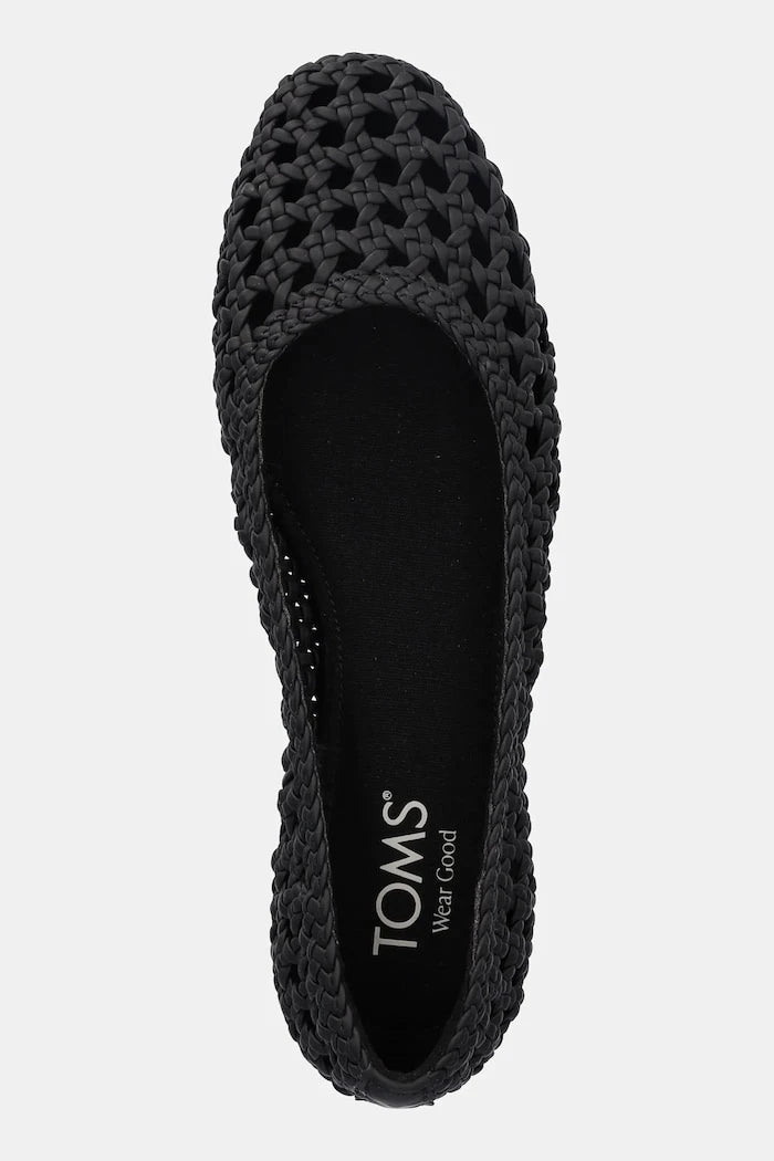 Балеринки Toms BLACK WOVEN BASKET