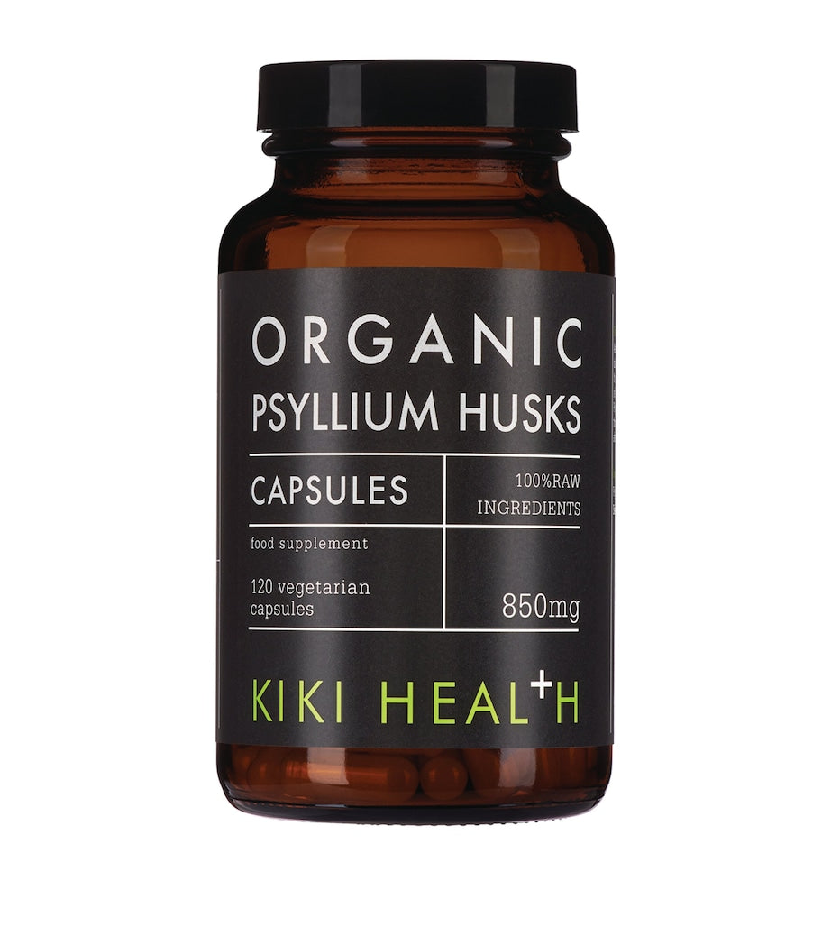 Kiki Heal+H Organic Psyllium Husks Vegicaps (120 Capsules)