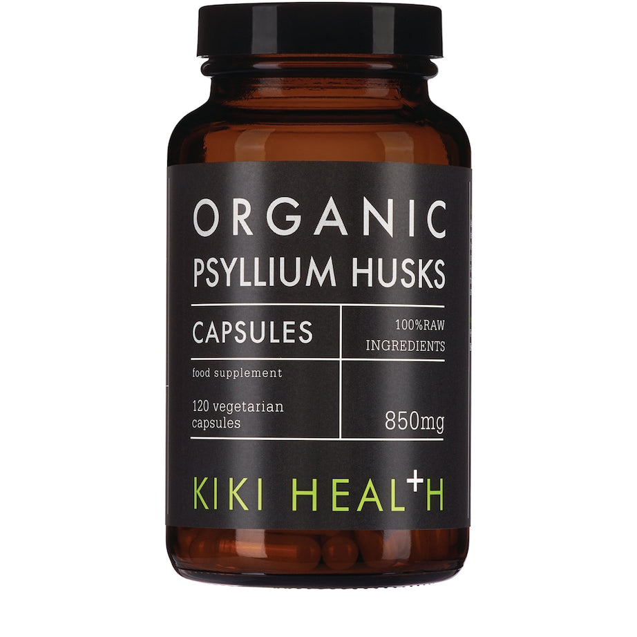 Kiki Heal+H Organic Psyllium Husks Vegicaps (120 Capsules)