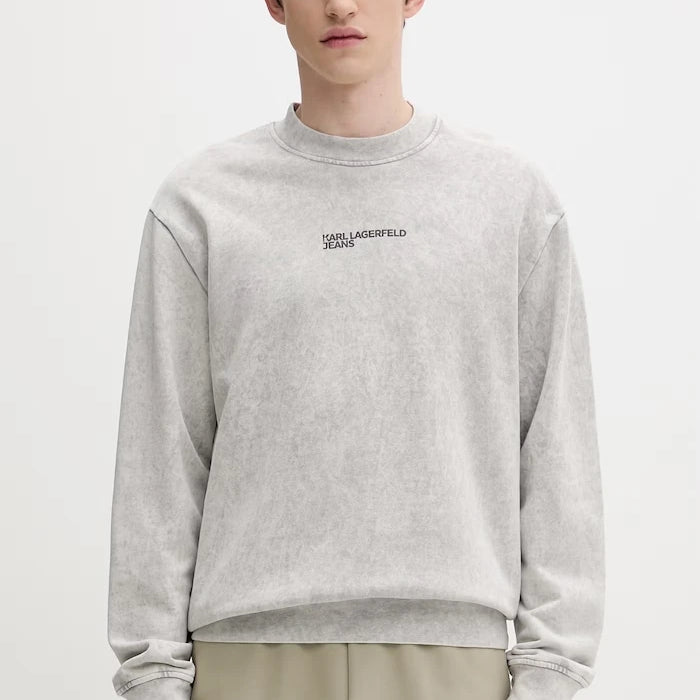 Karl Lagerfeld Jeans Erkek Pamuklu Sweatshirt