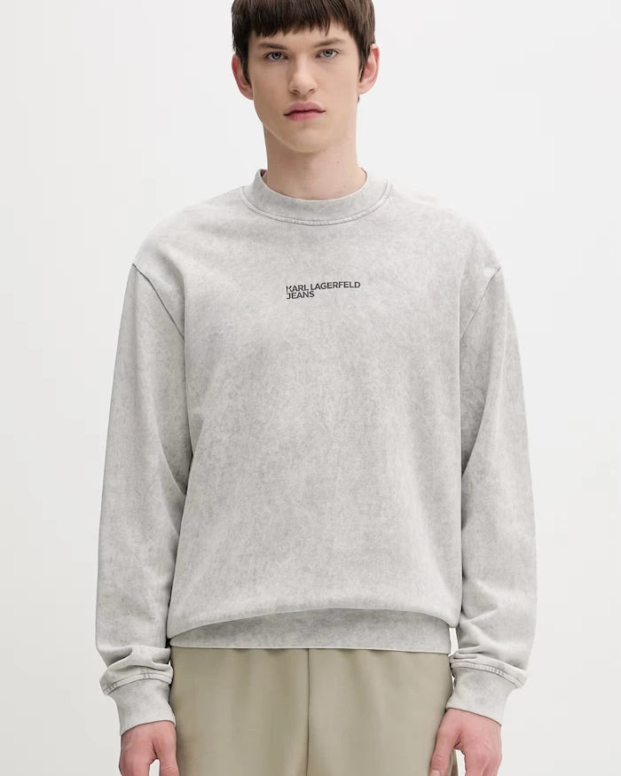 Karl Lagerfeld Jeans Erkek Pamuklu Sweatshirt
