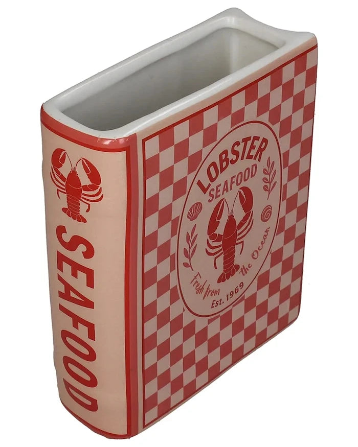 home & lifestyle Lobster Dekoratif Vazo 18 x 5,5 x 15 cm