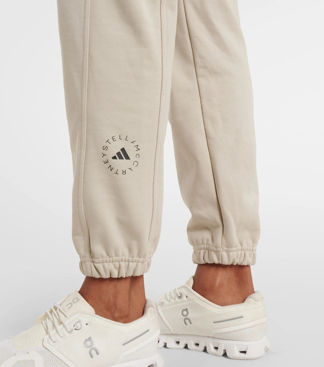 Adidas by Stella McCartney - Logo cotton sweatpants