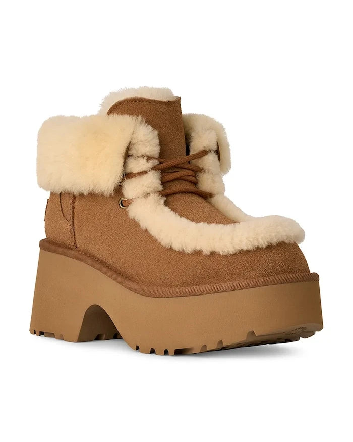 UGG Esmee Lace Up Süet Botlar