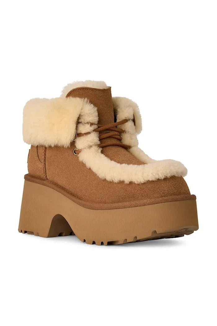 UGG Esmee Lace Up Süet Botlar