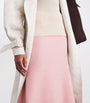 Fabiana Filippi Pink Wool-Mohair-Blend Midi Skirt