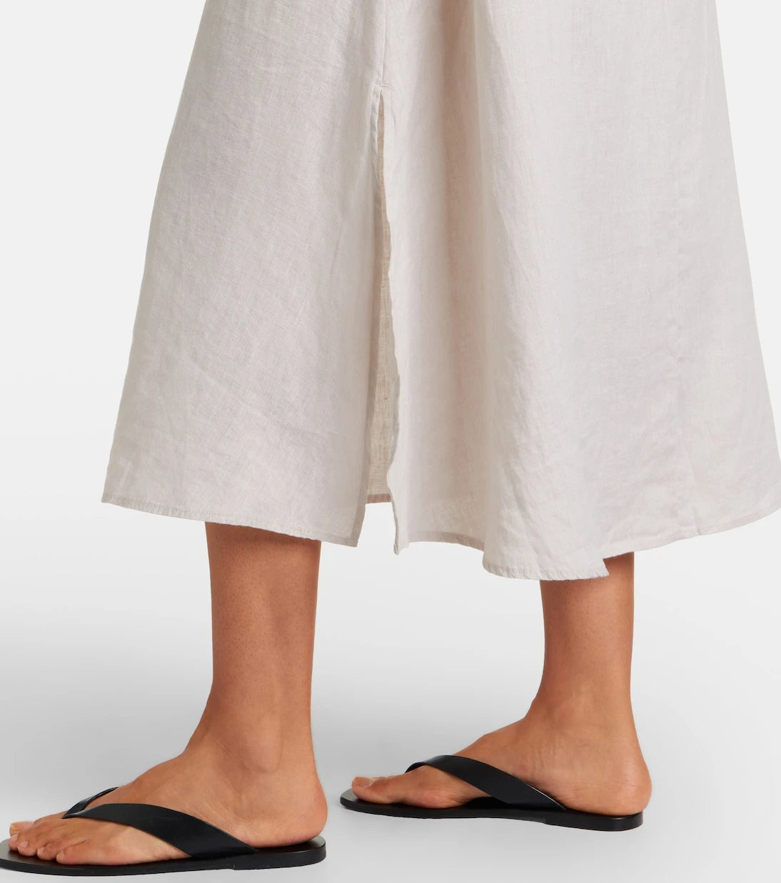 Velvet - Virginia linen midi skirt