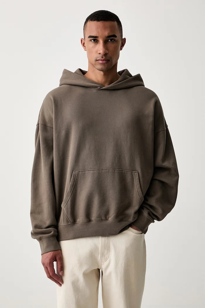 Levi's kapüşonlu erkek pamuklu sweatshirt SOFT CROPPED