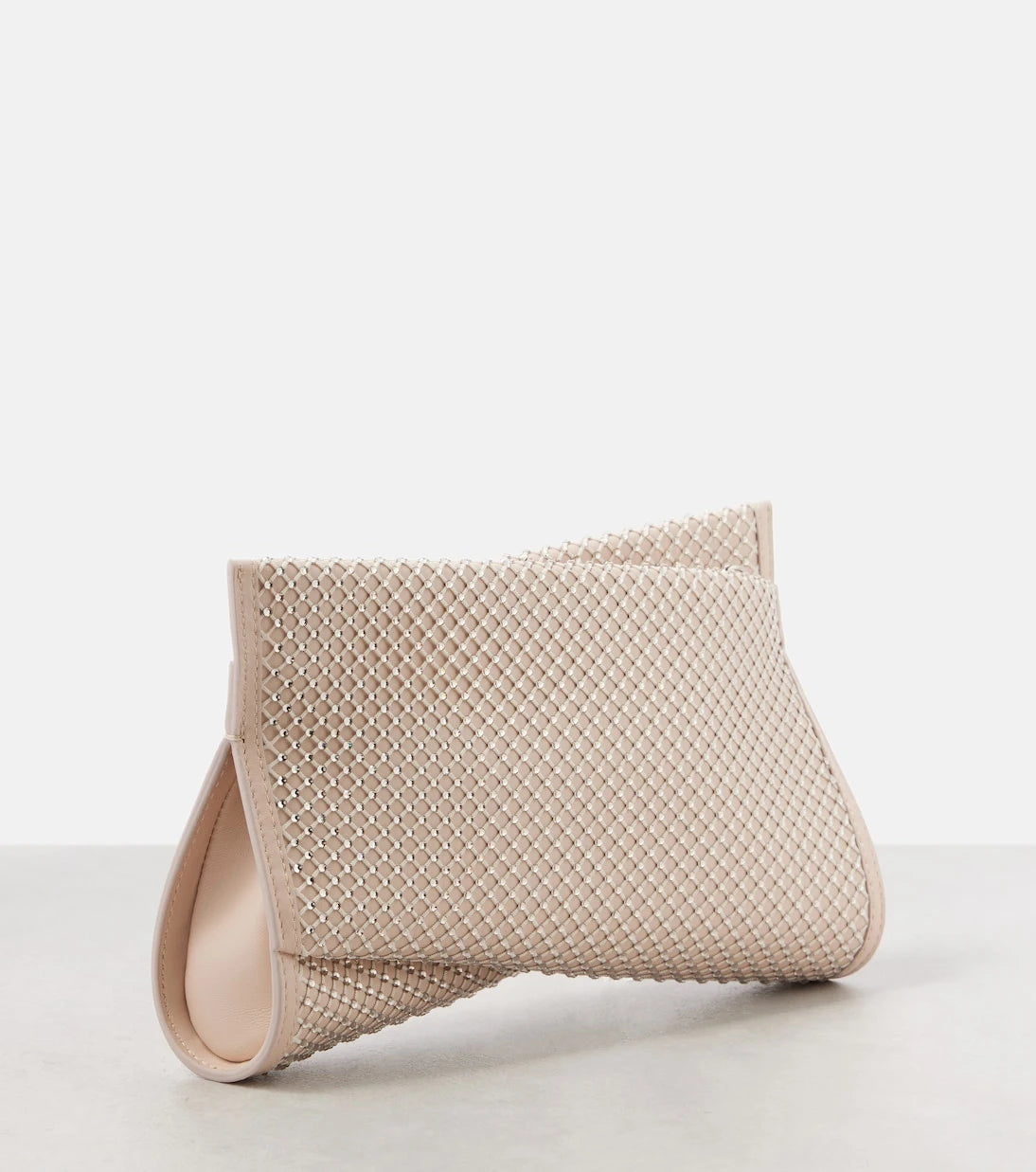 Christian Louboutin - Loubitwist Small leather clutch with strap