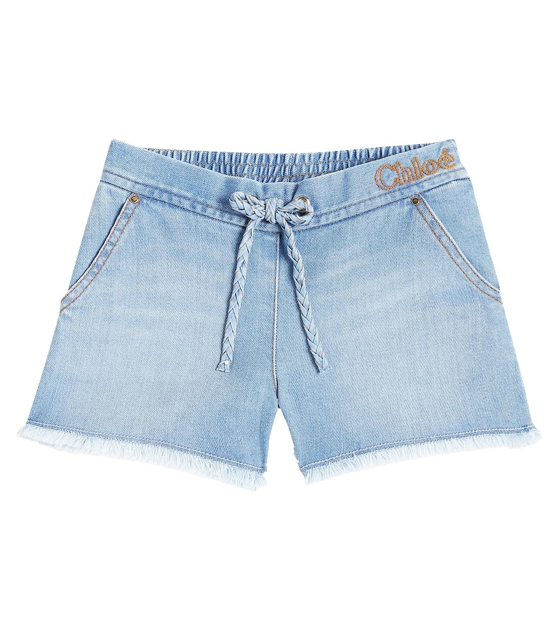 Chloé Kids - شورت جينز