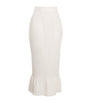 Posse Ivory Linen Matilda Midi Skirt