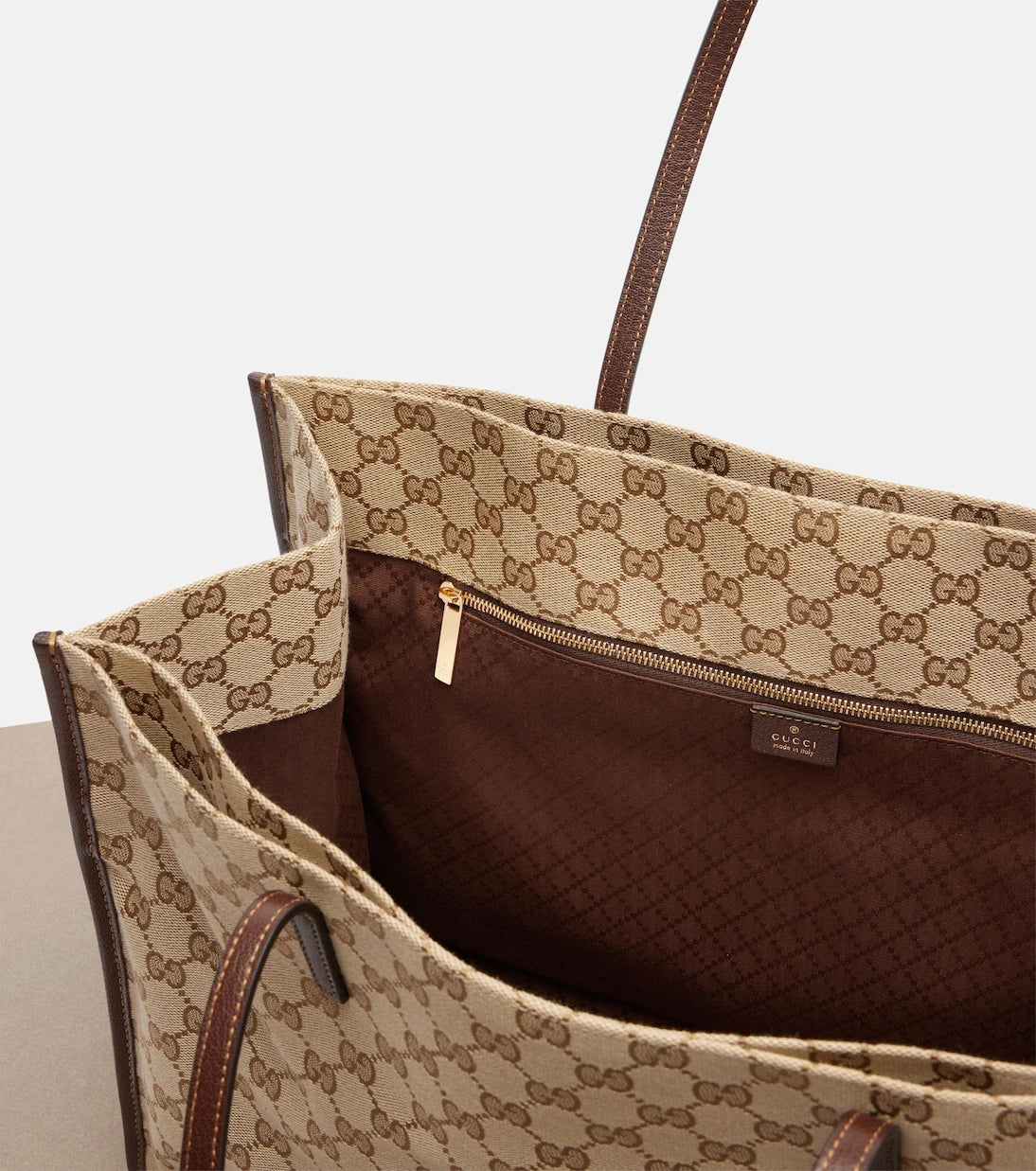 Gucci - Large GG canvas shopper